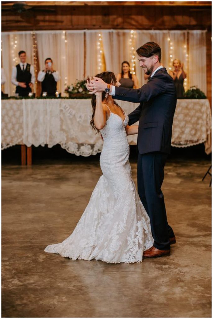 The Couples First Dance at Emery's Buffalo Creek 