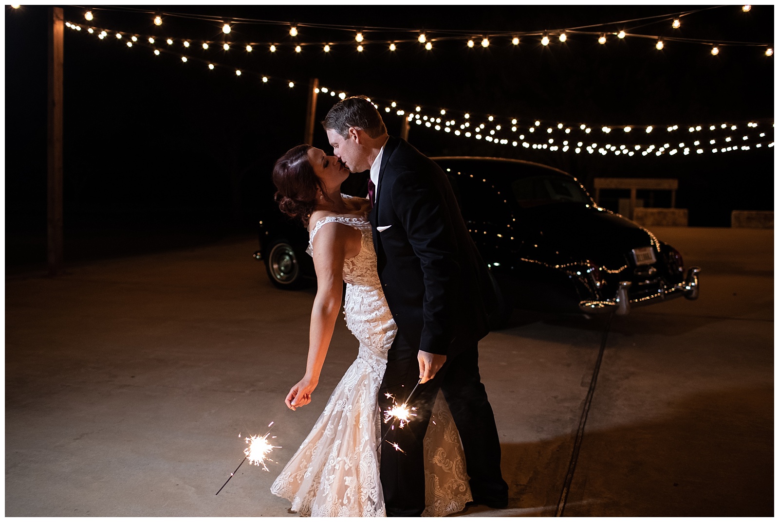  Sparklers on the Firefly Terrace | Houston's only Wedding Winery venue Emery's Buffalo Creek 