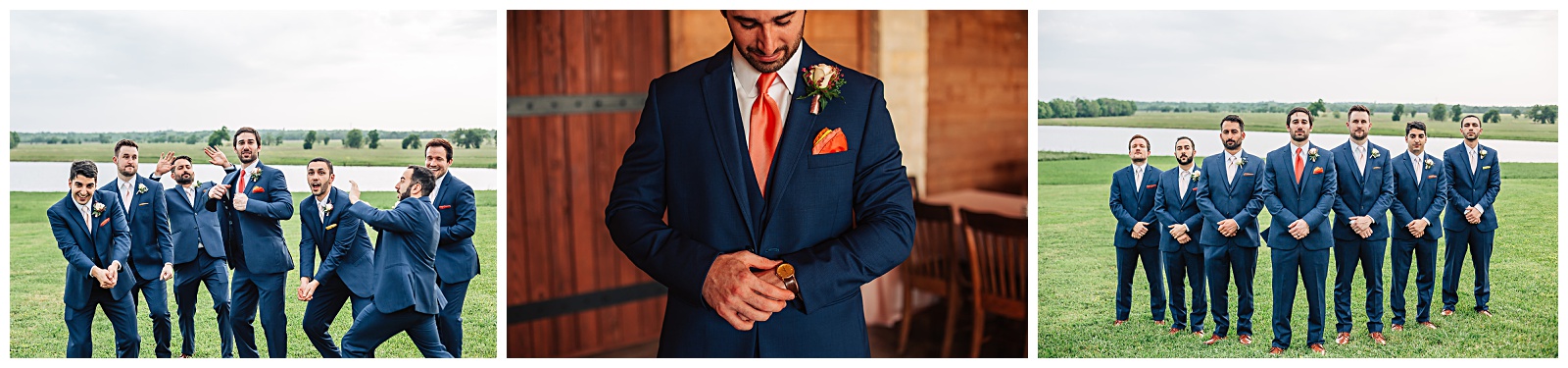 The Groom and his squad for this vibrant boho wedding | Emery's Buffalo Creek