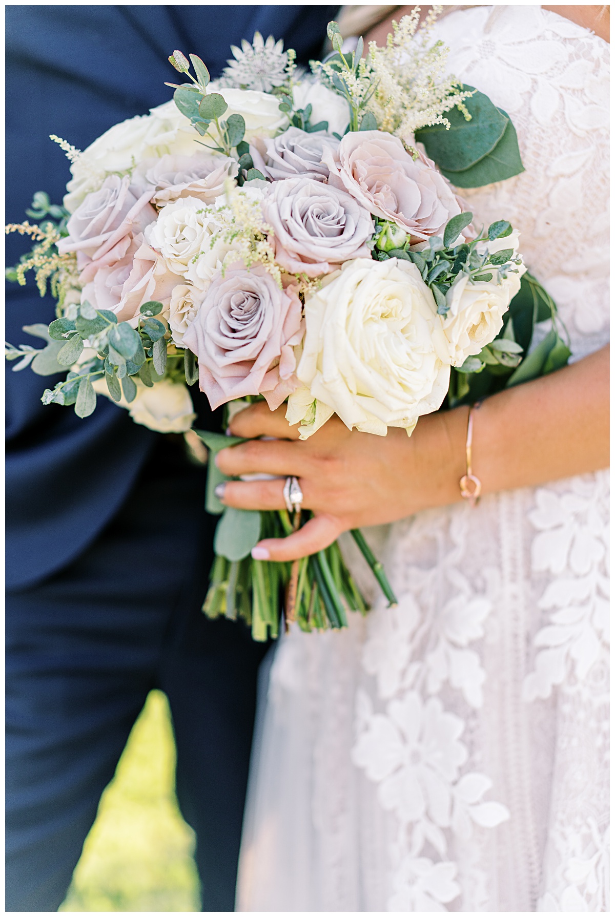 Round Gathered style Bridal bouquet at Houston's indoor-outdoor wedding venue in Bellville, TX. Alicia Yarrish Photography 