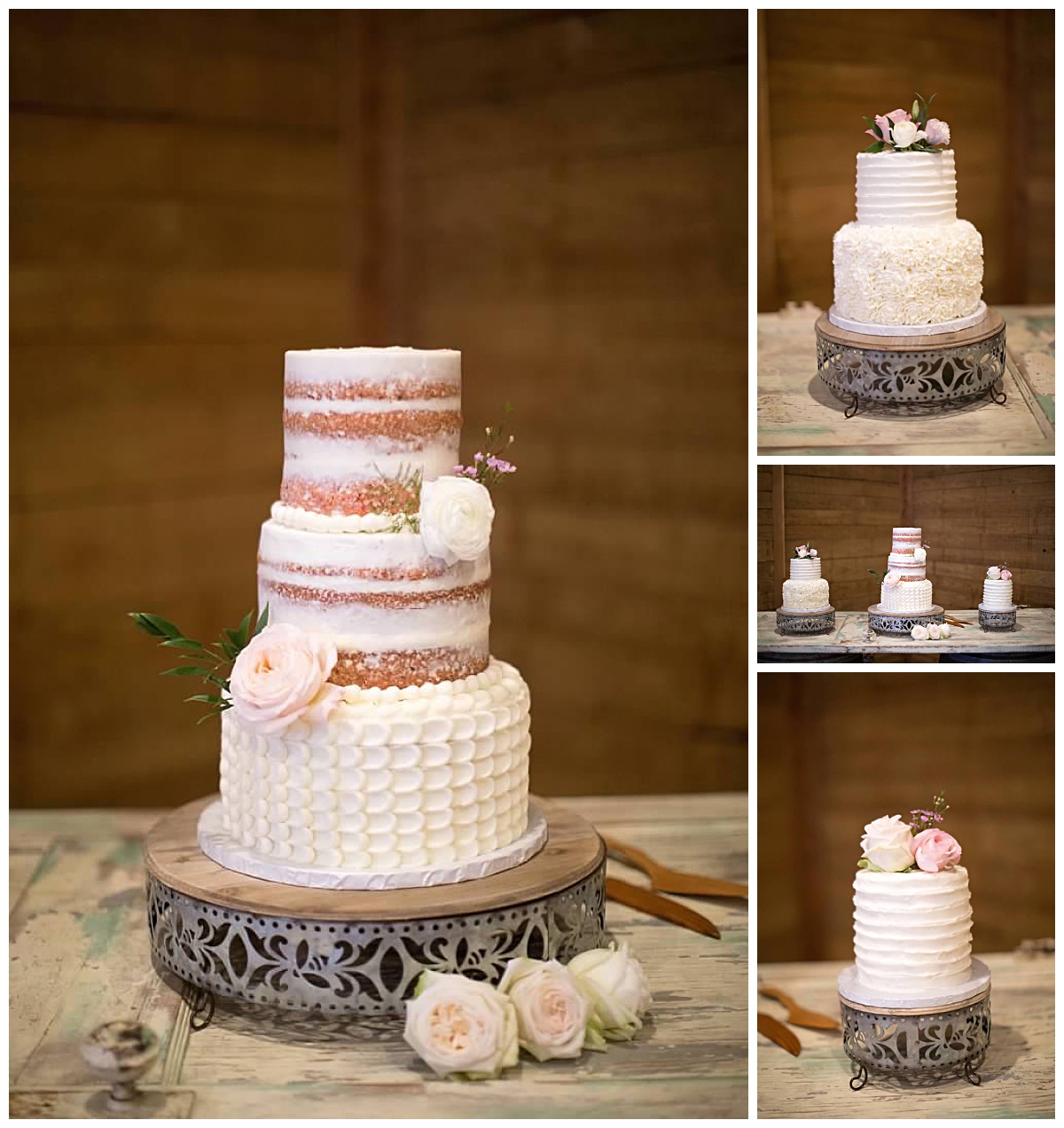 Three Divine and Delicious Cakes to add Extra Beauty and Flavor for this Texas Couple in Houston  